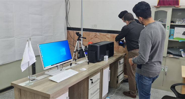 تجهيز طابعة هويات