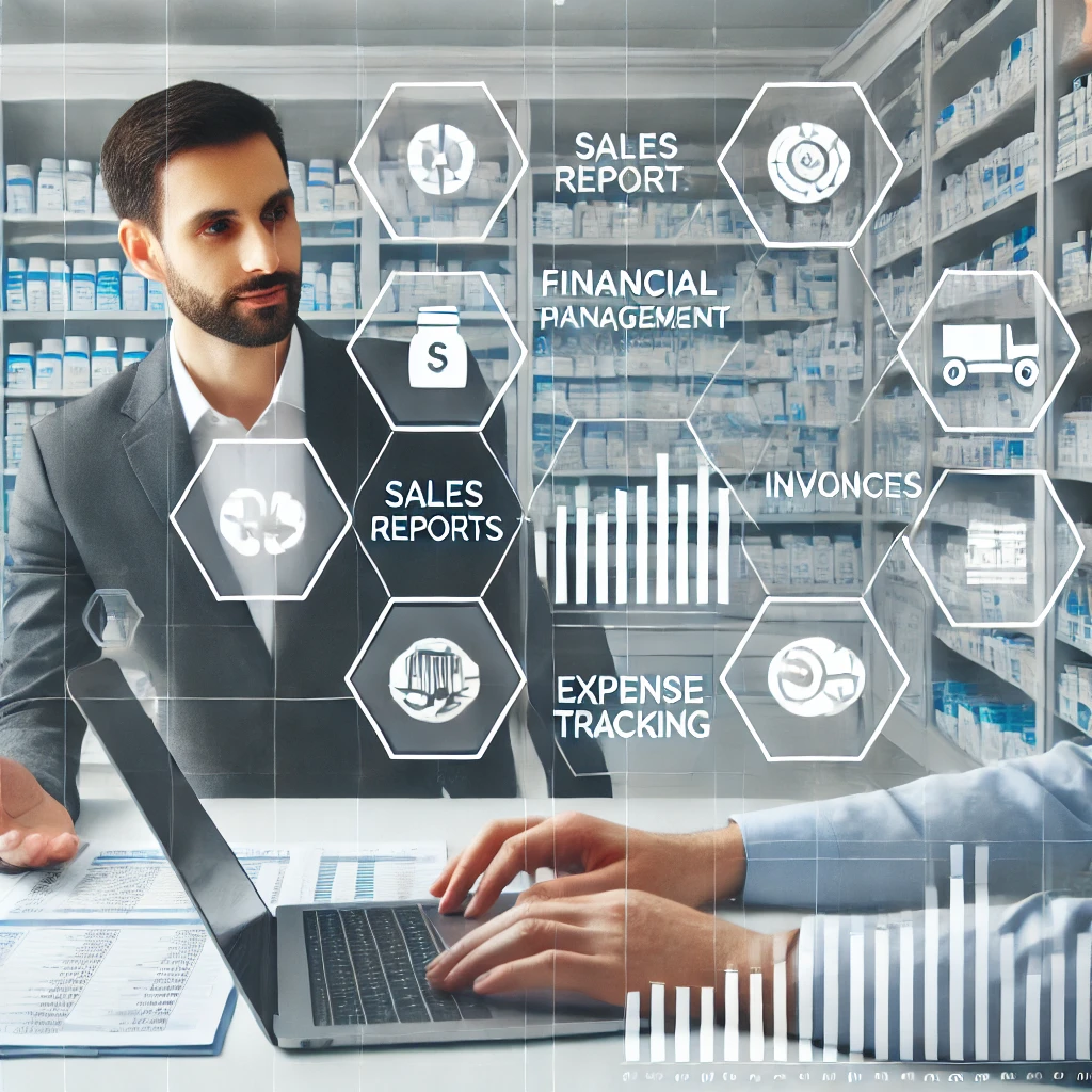 إدارة الحسابات في الصيدلية